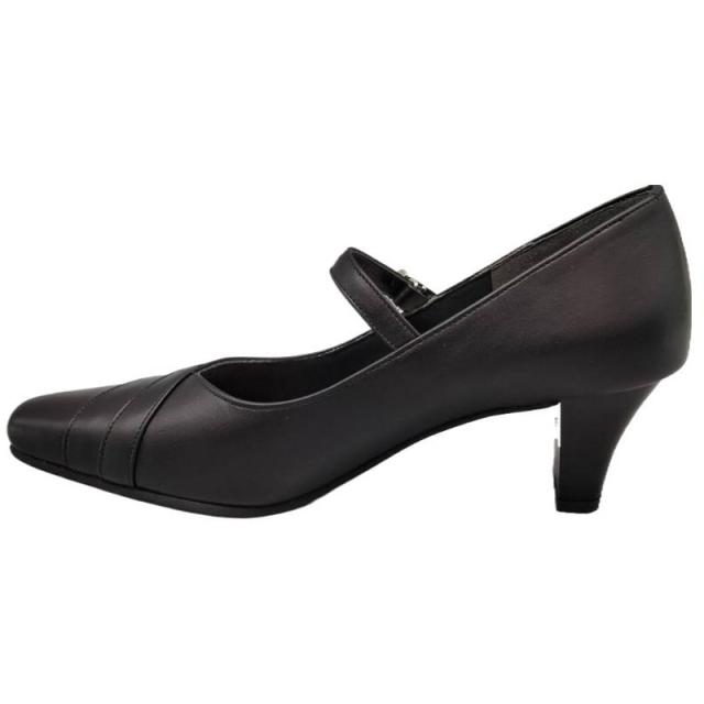 ユキコ キミジマ] 8809 黒 パンプス 本革 ビジネス レディース