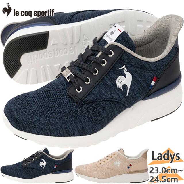 さっと履ける デサント レディース LCS レンヌ リフト SI スニーカー 靴 シューズ ネイビー ピンク 送料無料 DESCENTE LU5SSN22LZ