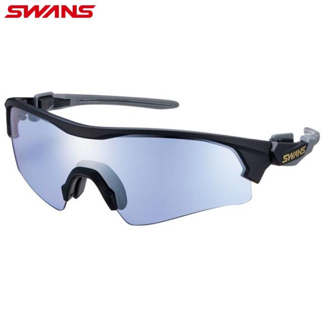 スワンズ メンズ レディース FACEONE ULTRA LENS for GOLFモデル アクセサリー スポーツサングラス ゴルフ UVカット ミラー 反射防止 運動 スポーツ ブラック 黒 送料無料 SWANS FO-3114