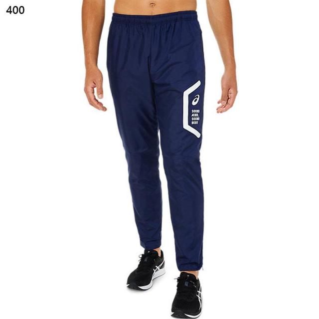 アシックス メンズ 裏トリコットブレーカーパンツ スリム リサイクル