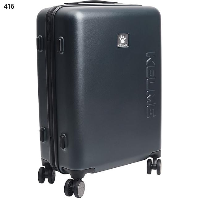 ケルメ メンズ レディース HARD CASE キャリーケース 遠征 旅行 大容量 海外 スーツケース TSロック ネイビー シルバー 送料無料 KELME 8101BB5012_1
