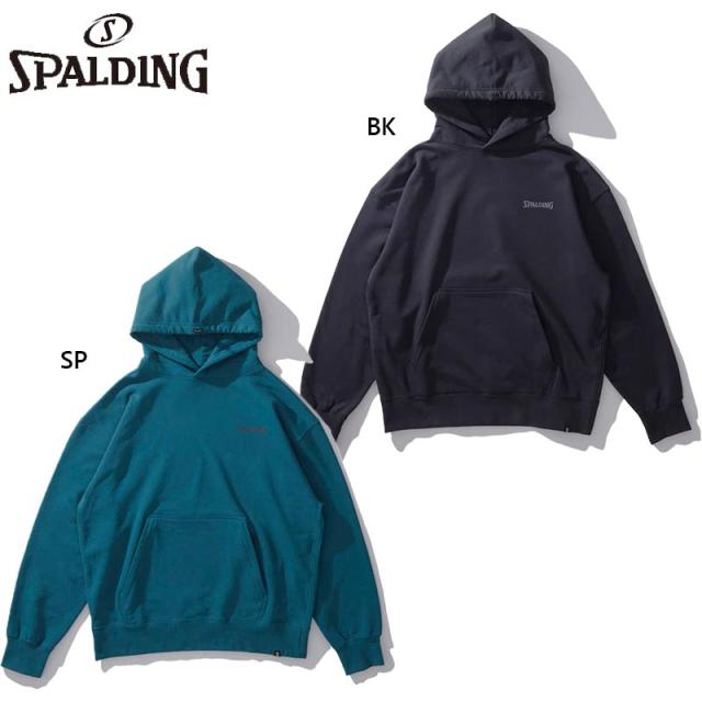 スポルディング スポーツ メンズ レディース コートサイド フーディ ジップ ポケット バスケットボール ウェア 競技 トップス 長袖 パーカー 伸縮 ブラック 黒 グリーン 緑 送料無料 spalding SMJ24101