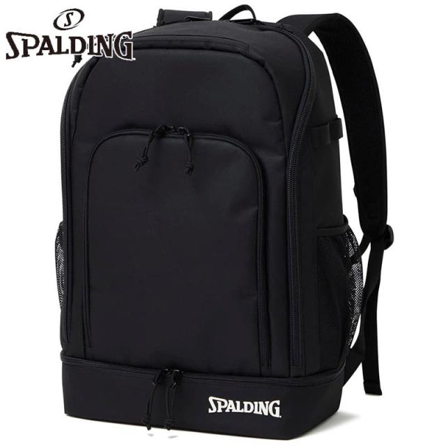 40L スポルディング スポーツ メンズ レディース クルーボックス40 ブラック×ホワイト バスケットボール アクセサリー 競技 バッグ 鞄 大容量 ブラック 黒 送料無料 spalding 50-027BW