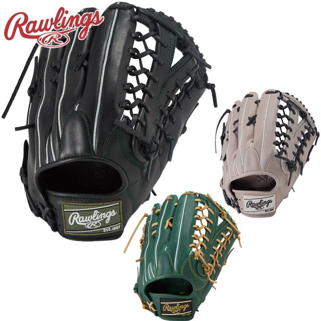 ローリングス メンズ レディース 軟式 HYPER TECH R2G 外野手用 サイズ 12.5 野球 アクセサリー 競技 運動 スポーツ ブラック 黒 グレー グリーン 灰色 緑 送料無料 RAWLINGS GR5FHTB88FS