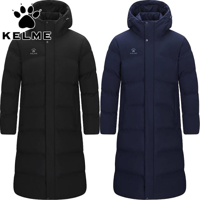 ケルメ メンズ レディース フーデッドロングパデッドロングパデッドジャケット サッカー 競技 アウター ジャケット 長袖 冬 フットサル フード付き ブラック 黒 ネイビー 送料無料 KELME 8561MF1035