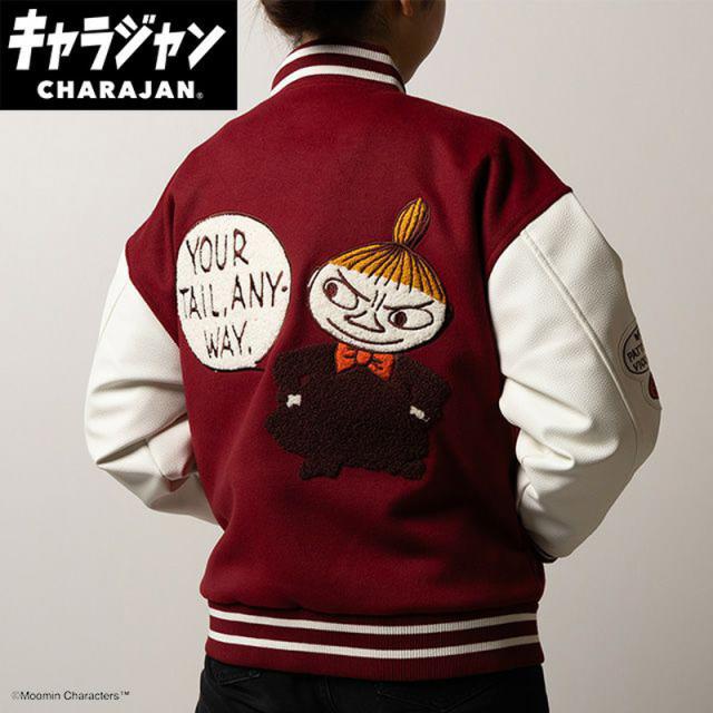 キャラジャン charajan 丸眞 メンズ レディース ムーミン ワッペンリトルミイ アパレル スタジャン カジュアル かわいい キャラクター お土産 レッド 赤 送料無料 MARUSHIN 1425035100