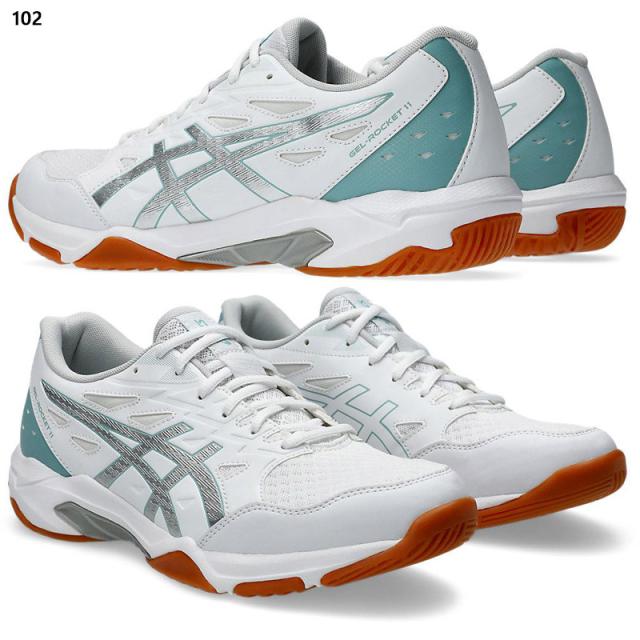 アシックス メンズ レディース GEL-ROCKET 11 ゲル ロケット バレーボール 競技 靴 シューズ 部活 初心者 入門 紐 ローカット ホワイト 白 ブラック 黒 送料無料 asics 1073A065 アシックス メンズ レディース GEL-ROCKET 11 ゲル ロケット