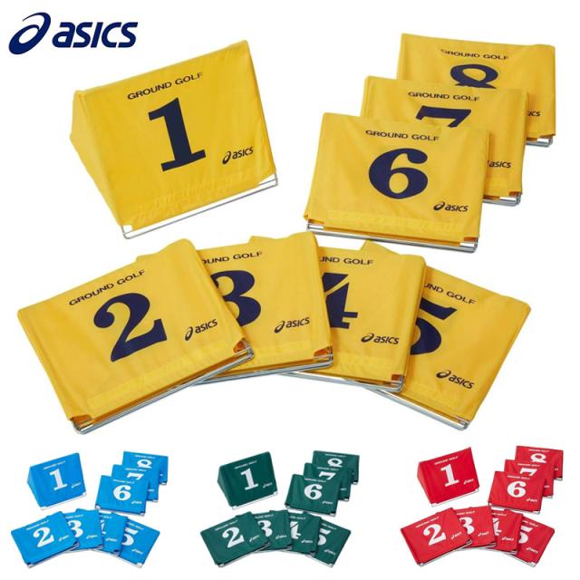 アシックス メンズ レディース 大型スタート表示板セット アパレル ゴルフ ゴルフ用品 備品 エキップメント レクリエーション ブルー レッド 青 赤 イエロー グリーン 黄色 緑 送料無料 asics 3283A027