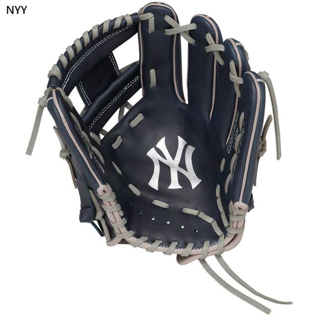ローリングス ジュニア キッズ 軟式ジュニア HYPER TECH MLB TEAM オールラウンド用 野球 アクセサリー 競技 グローブ 運動 スポーツ グレー ブルー ブラウン 青 茶色 灰色 送料無料 RAWLINGS GJ5HTMN6L