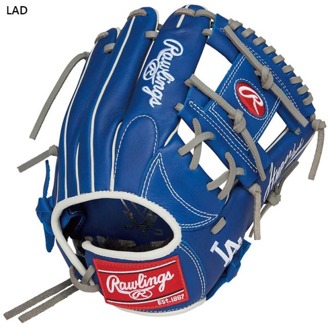 ローリングス ジュニア キッズ 軟式ジュニア HYPER TECH MLB TEAM オールラウンド用 サイズ M 野球 アクセサリー 競技 グローブ 運動 スポーツ ブラック 黒 ブルー ブラウン 青 茶色 送料無料 RAWLINGS GJ5HTMG9M