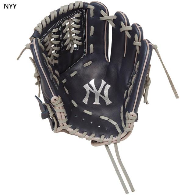 ローリングス ジュニア キッズ 軟式ジュニア HYPER TECH MLB TEAM オールラウンド用 野球 アクセサリー 競技 グローブ 運動 スポーツ ブラック 黒 ブルー レッド ブラウン 青 赤 茶色 送料無料 RAWLINGS GJ5HTMN6L1