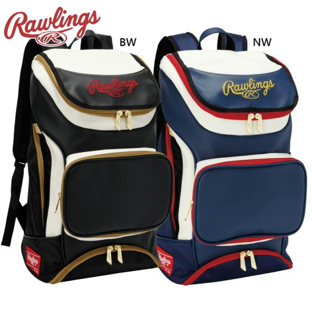 38L ローリングス メンズ レディース チームバックパック 野球 アクセサリー 競技 バッグ 鞄 リュック 中学生 高校生 大人 大容量 スポーツ マルチ ブラック 黒 ネイビー 送料無料 RAWLINGS EBA9S01