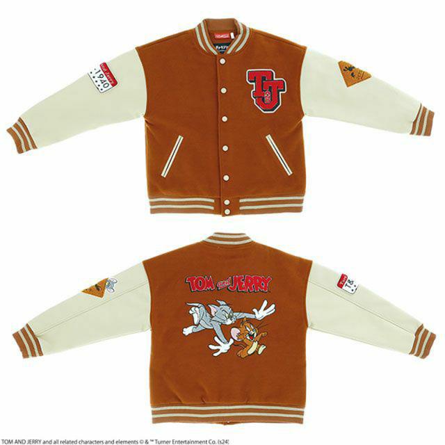 キャラジャン charajan 丸眞 メンズ レディース トムとジェリー キャッチアンドラン アパレル キャラクター スタジャン お土産 ブラウン 茶色 送料無料 MARUSHIN 4105094100 4105098900