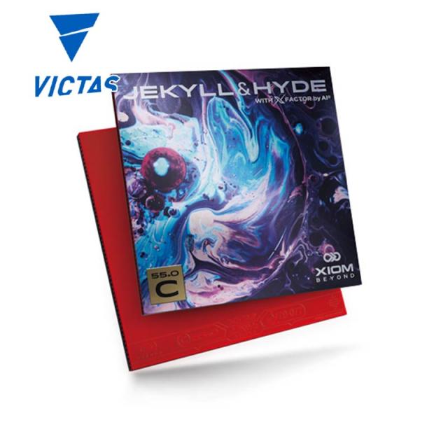 ヴィクタス メンズ レディース ジキル ハイド C55.0 卓球 アクセサリー 競技 ラバー 裏ソフト 運動 スポーツ ブラック 黒 レッド 赤 送料無料 VICTAS 850037