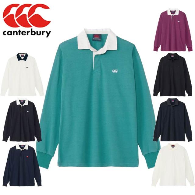 新品Canterbury カンタベリー ラグビーシャツ カーキx紺34サイズXL