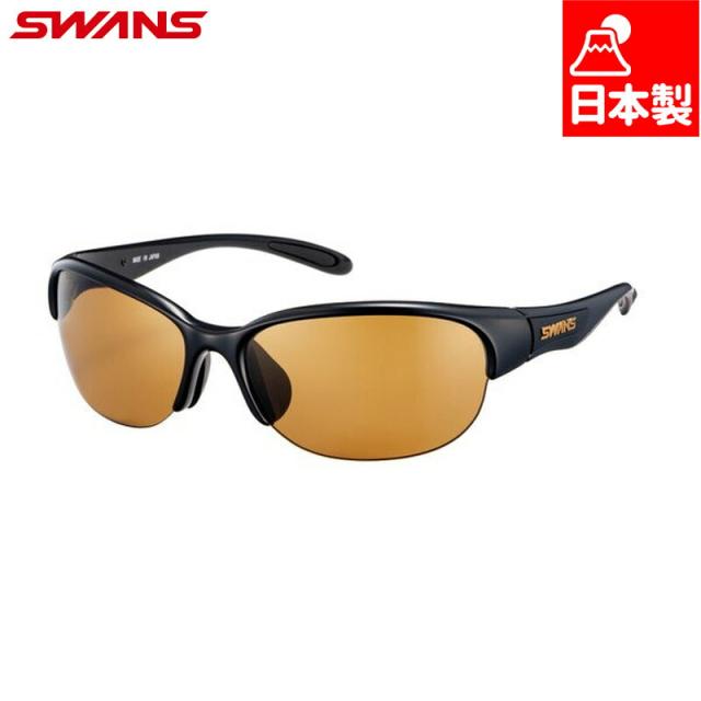 日本製 スワンズ メンズ レディース LUNA 偏光レンズモデル サングラス スポーツ ゴルフ テニス 偏光レンズ UVカット 屋外スポーツ ブラック 黒 送料無料 SWANS LN-0065