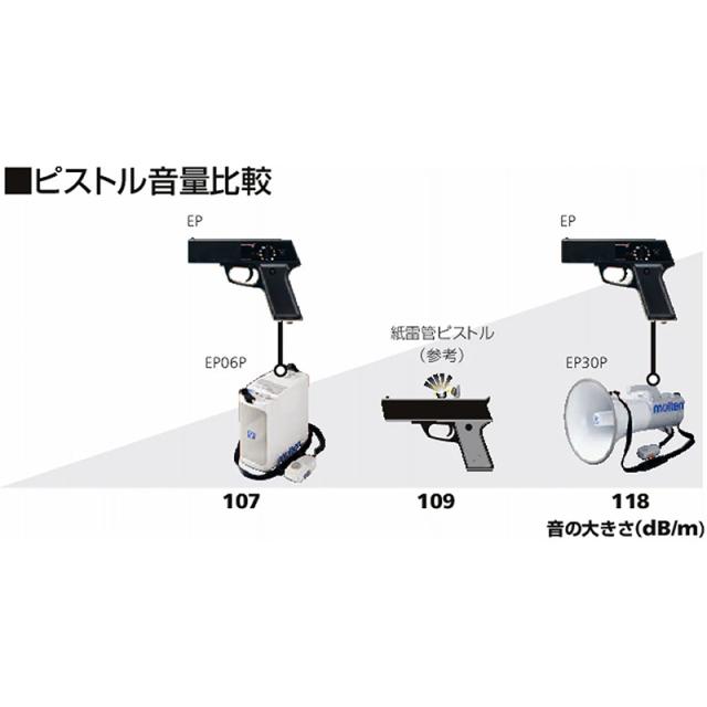 モルテン メンズ レディース デジピストル 陸上 アクセサリー 競技 スポーツ 運動会 体育 授業 陸上 デジタル ホイッスル スターター ブラック 黒 送料無料 molten EP