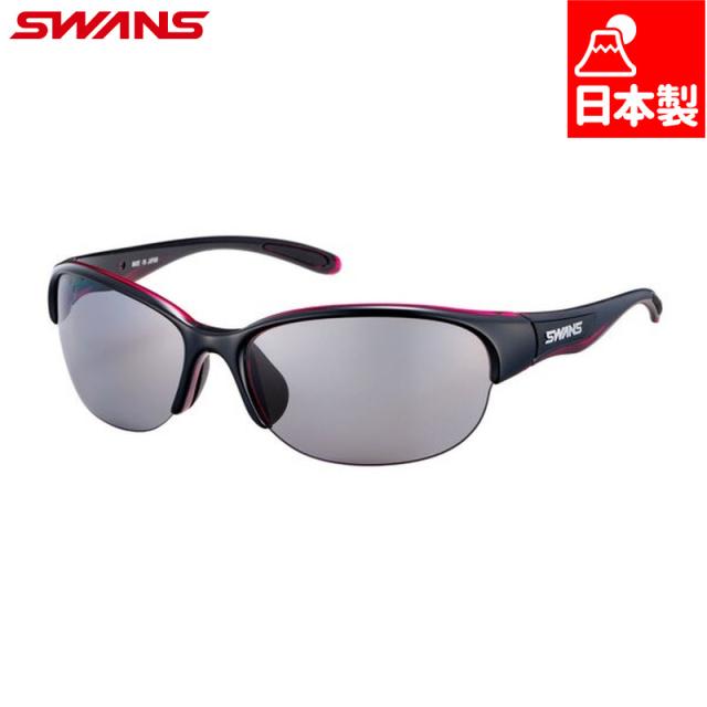 日本製 スワンズ メンズ レディース LUNA 偏光レンズモデル サングラス スポーツ テニス ゴルフ 屋外スポーツ UVカット 偏光レンズ コンパクトモデル ブラック 黒 送料無料 SWANS LN-0051