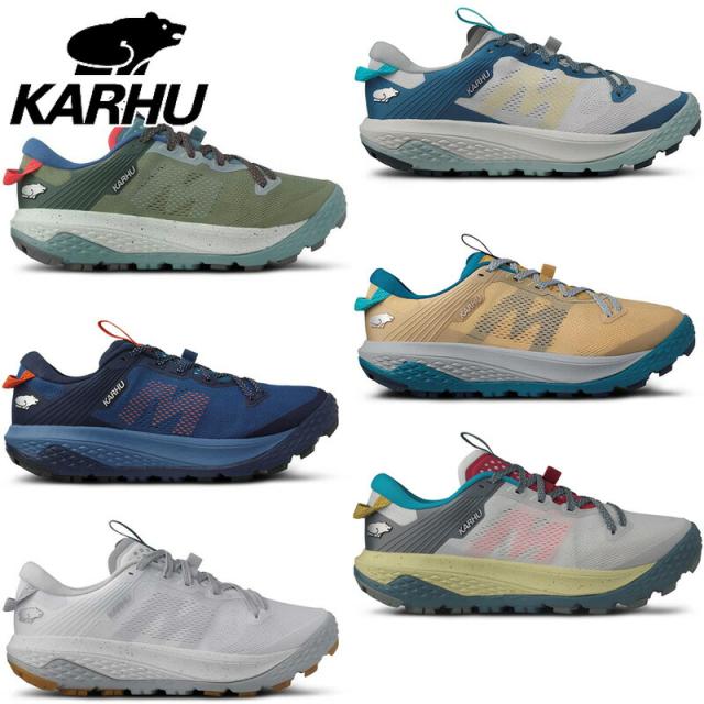カルフ メンズ IKONI TRAIL イコニ トレイル スニーカー 靴 シューズ トレイルランニング トレラン ローカット ホワイト 白 グレー ネイビー ベージュ グリーン 灰色 送料無料 KARHU KH100344 KH104000 KH104001 KH104004 KH104005