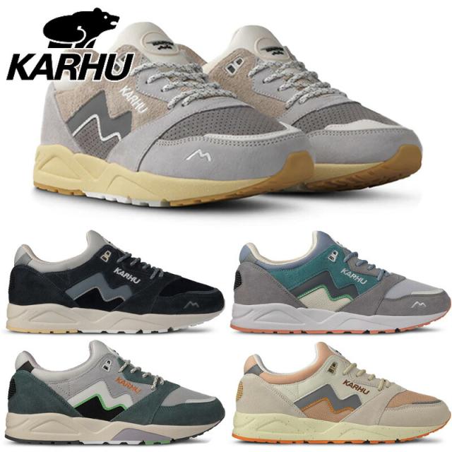 カルフ メンズ レディース ARIA 95 アリア 95 スニーカー 靴 シューズ ローカット 普段履き お出かけ ブラック 黒 グレー 灰色 送料無料 KARHU KH803116 KH803117