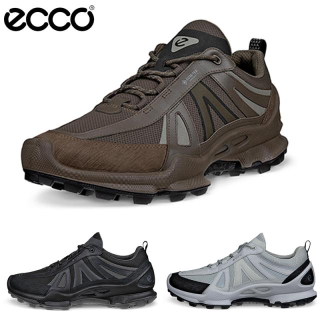 エコー メンズ ECCO biom c-trail men スニーカー 靴 シューズ ローカット 防水 透湿 ゴアテックス GORE-TEX カジュアル 軽量 軽い ブラック 黒 グレー ブラウン 茶色 灰色 送料無料 ECCO 803464
