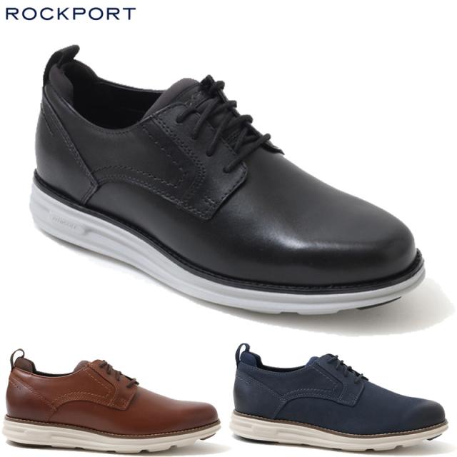 ロックポート メンズ CANTON 靴 シューズ カジュアル ビジネス 通勤 仕事 きれいめ シンプル 軽量 疲労軽減 快適 レザー 本革 ブラック 黒 ネイビー ブラウン 茶色 送料無料 ROCKPORT B24F03W B24F04W B24F05W