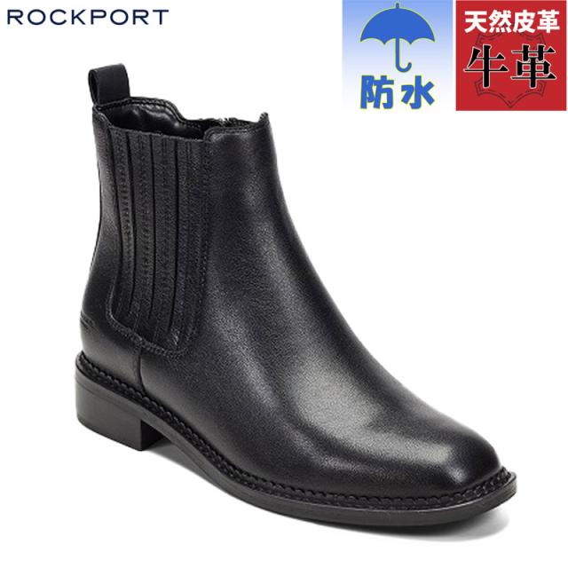 ロックポート レディース DESTIN/デスティン ウォータープルーフ ブーツ ブーツ 靴 シューズ ショート おしゃれ 防水 本革 レザー 疲れにくい ブラック 黒 送料無料 ROCKPORT T25F14W