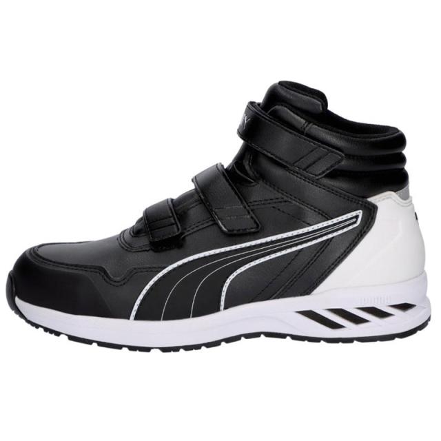 プーマ 安全靴 メンズ レディース Rider 2.0 Black Mid 安全靴 靴 シューズ スニーカー ミッドカット ミドルカット ハイカット ブラック 黒 送料無料 puma 633520