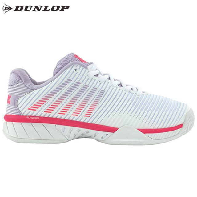 ダンロップ スポーツ レディース ハイパーコート エクスプレス 2 ウイミン テニス 靴 シューズ 競技 オールコート ホワイト 白 送料無料 DUNLOP KS96613182
