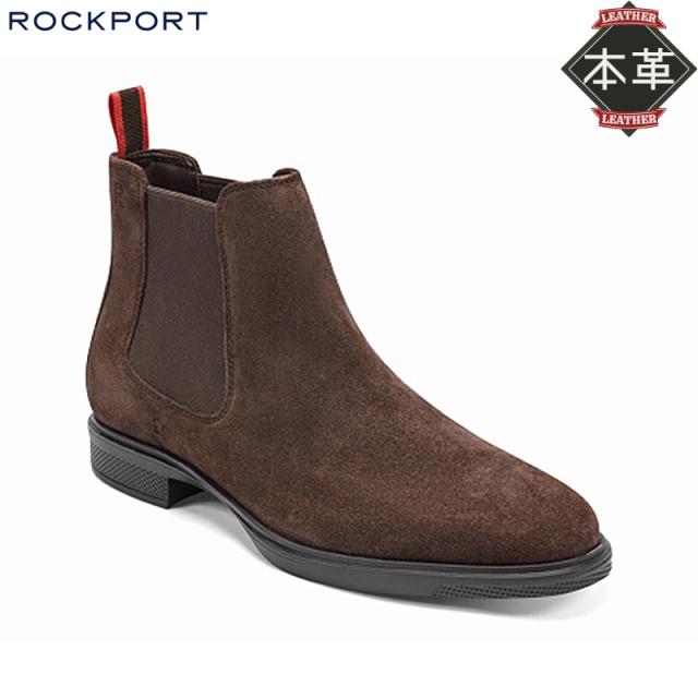 ロックポート メンズ KEENEY キーニー チェルシーブーツ ブーツ 靴 シューズ サイドゴアブーツ 本革 レザー カウレザー シンプル 上品 ブラウン 茶色 送料無料 ROCKPORT E25F02W