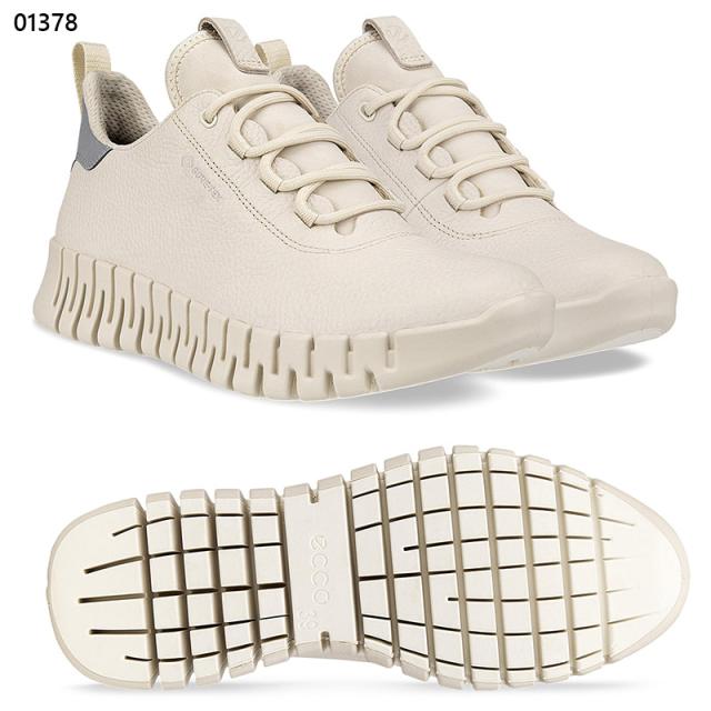 エコー レディース GRUUV W スニーカー 靴 シューズ GORE-TEX ゴアテックス 防水 牛革 ブラック 黒 送料無料 ECCO 218233_3