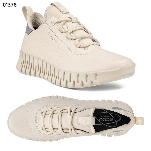 エコー レディース GRUUV W スニーカー 靴 シューズ GORE-TEX ゴアテックス 防水 牛革 ブラック 黒 送料無料 ECCO 218233_5