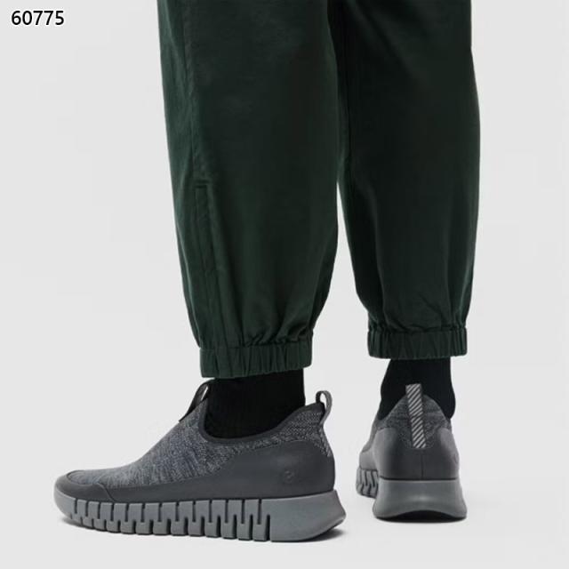 エコー メンズ ECCO gruuv easy-slip men スニーカー 靴 シューズ ニット 通気性 軽量 反射ディテール フィット イージースリップ ブラック 黒 グレー 灰色 送料無料 ECCO 525284_9
