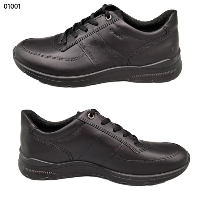 エコー メンズ IRVING スニーカー 靴 シューズ GORE-TEX ゴアテックス 防水 牛革 ブラック 黒 送料無料 ECCO 511614_1