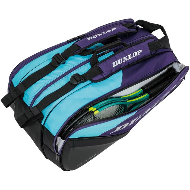 91L ダンロップ スポーツ メンズ レディース ラケットバック 12 DTC-2680 テニス アクセサリー 競技 ラケットバッグ 12本収納可 パープル 紫 送料無料 DUNLOP DTC2680_7