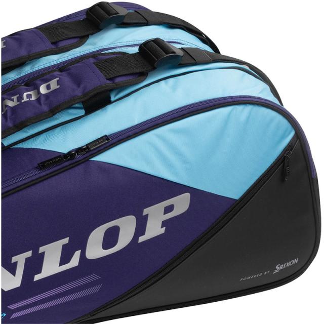 91L ダンロップ スポーツ メンズ レディース ラケットバック 12 DTC-2680 テニス アクセサリー 競技 ラケットバッグ 12本収納可 パープル 紫 送料無料 DUNLOP DTC2680_9