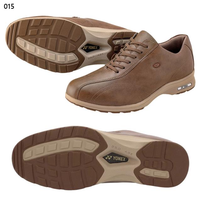 4.5E 幅広 ワイド ヨネックス(ウォーキング) メンズ パワークッションMC30W スニーカー 靴 シューズ ウォーキング 旅行 散歩 撥水 ストレッチ ブラック 黒 ネイビー ブラウン 茶色 送料無料 YONEX SHWMC30W