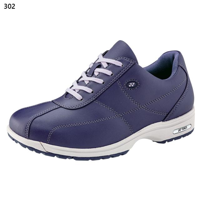 3.5E 幅広 ワイド ヨネックス(ウォーキング) レディース パワークッションLC41 スニーカー 靴 シューズ ウォーキング 旅行 散歩 撥水人工皮革 ブラック 黒 ブラウン 茶色 送料無料 YONEX SHWLC41