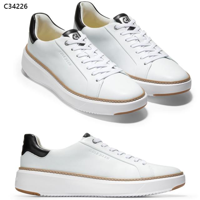 コールハーン メンズ GRANDPRO TOPSPIN SNEAKER スニーカー 靴 シューズ 牛革 ホワイト 白 ブラック 黒 ネイビー 送料無料 COLE HAAN C34225 C34226 C36412 C37158