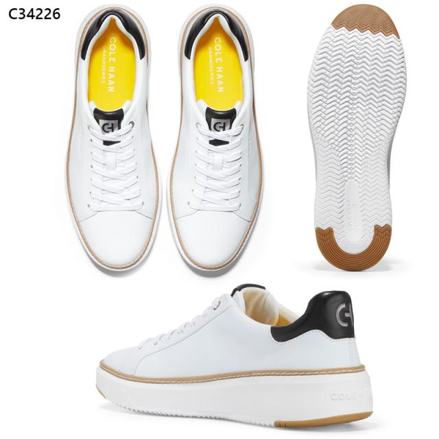 コールハーン メンズ GRANDPRO TOPSPIN SNEAKER スニーカー 靴 シューズ 牛革 ホワイト 白 ブラック 黒 ネイビー 送料無料 COLE HAAN C34225 C34226 C36412 C37158