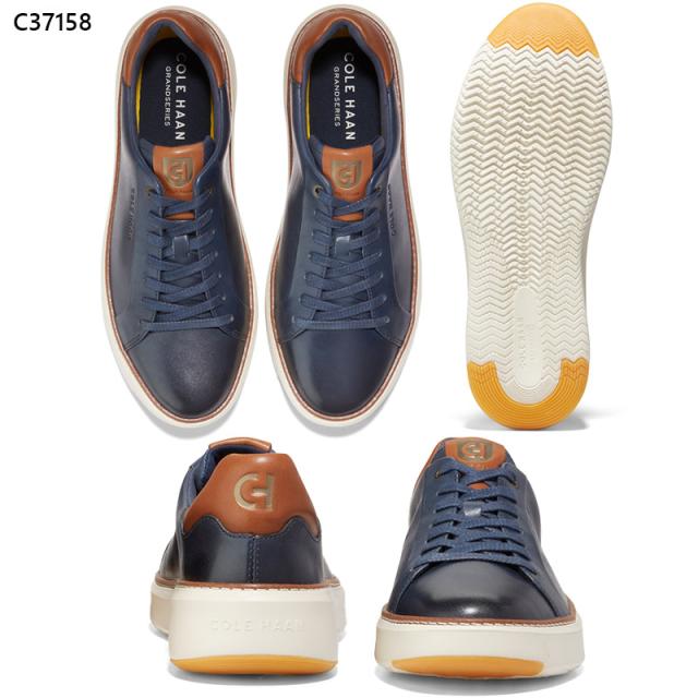 コールハーン メンズ GRANDPRO TOPSPIN SNEAKER スニーカー 靴 シューズ 牛革 ホワイト 白 ブラック 黒 ネイビー 送料無料 COLE HAAN C34225 C34226 C36412 C37158