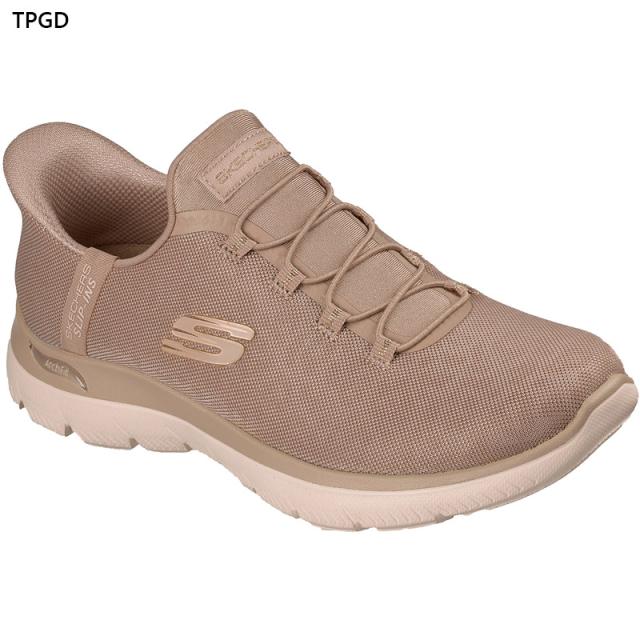 4E相当 幅広 ワイド スケッチャーズ レディース ARCH FIT SUMMITS-LUXE LEOPARD アーチフィット サミッツ スニーカー 靴 シューズ スリップインズ ブラック 黒 ネイビー カーキ 送料無料 SKECHERS 150750W_7