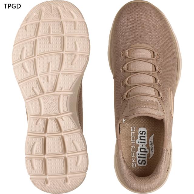 4E相当 幅広 ワイド スケッチャーズ レディース ARCH FIT SUMMITS-LUXE LEOPARD アーチフィット サミッツ スニーカー 靴 シューズ スリップインズ ブラック 黒 ネイビー カーキ 送料無料 SKECHERS 150750W_9
