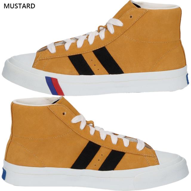 プロケッズ メンズ レディース ロイヤルプラス スエード ハイ ROYAL PLUS SUEDE HI スニーカー 靴 シューズ ビブラム アメカジ ホワイト 白 ブラック 黒 ネイビー イエロー 黄色 送料無料 PRO-Keds PN1121