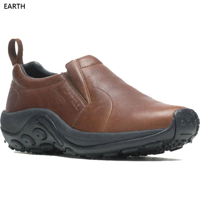 メレル メンズ ジャングルモックレザー JUNGLE MOC LEATHER 2 スニーカー 靴 シューズ キャンプ アウトドア レジャー スリッポン 本革 ブラック 黒 送料無料 MERRELL J000439 J17199_5