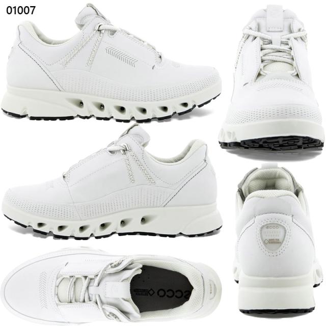 エコー レディース ECCO MULTI-VENT W スニーカー 靴 シューズ 防水 透湿 GORE-TEX ゴアテックス ホワイト 白 ブラック 黒 送料無料 ECCO 880123_4