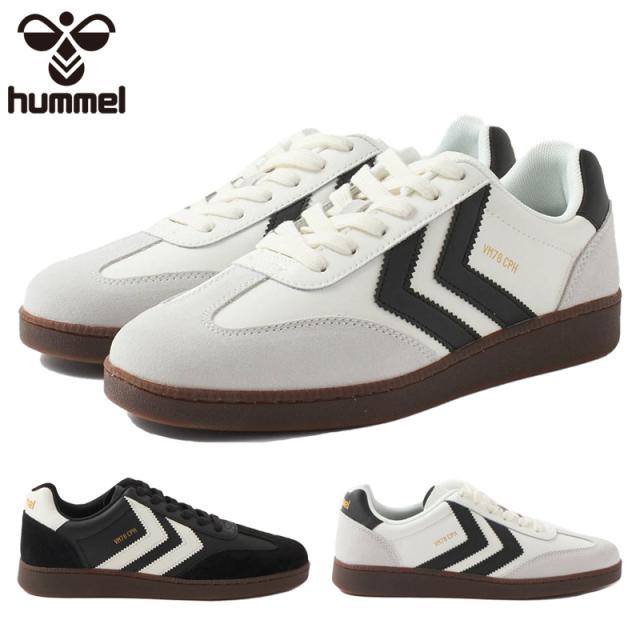 ヒュンメル メンズ レディース VM78 CPH LS スニーカー 靴 シューズ スエード ナイロン クラシック カジュアル シンプル ホワイト 白 ブラック 黒 送料無料 hummel HM230746
