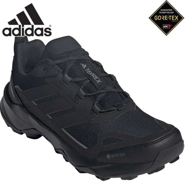 アディダス メンズ TERREX SKYCHASER AX5 GTX スニーカー 靴 シューズ アウトドア ハイキング トレイル 防水性 透湿性 ゴアテックス GORE-TEX ブラック 黒 送料無料 adidas JQ2210
