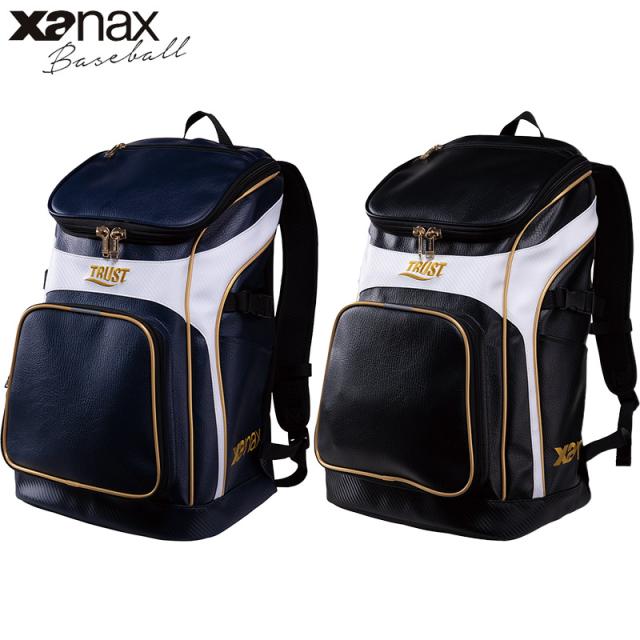約40L ザナックス メンズ レディース バッグパック バッグ 鞄 野球 アクセサリー 競技 リュックサック 運動 スポーツ ブラック 黒 ネイビー 送料無料 xanax BAG902