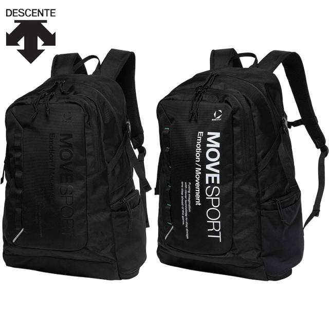 約40L デサント メンズ レディース ENERGY CARRY 40 ムーブスポーツ バッグ 鞄 バックパック リュックサック 耐水 再帰反射 通学 部活 運動 スポーツ ブラック 黒 送料無料 DESCENTE ST5FBP02U